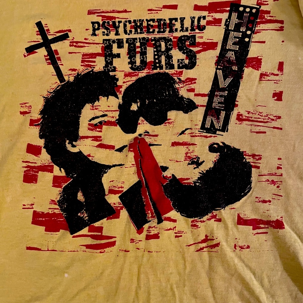 TRUE VINTAGE Psychedelic Furs t-shirt, medium.